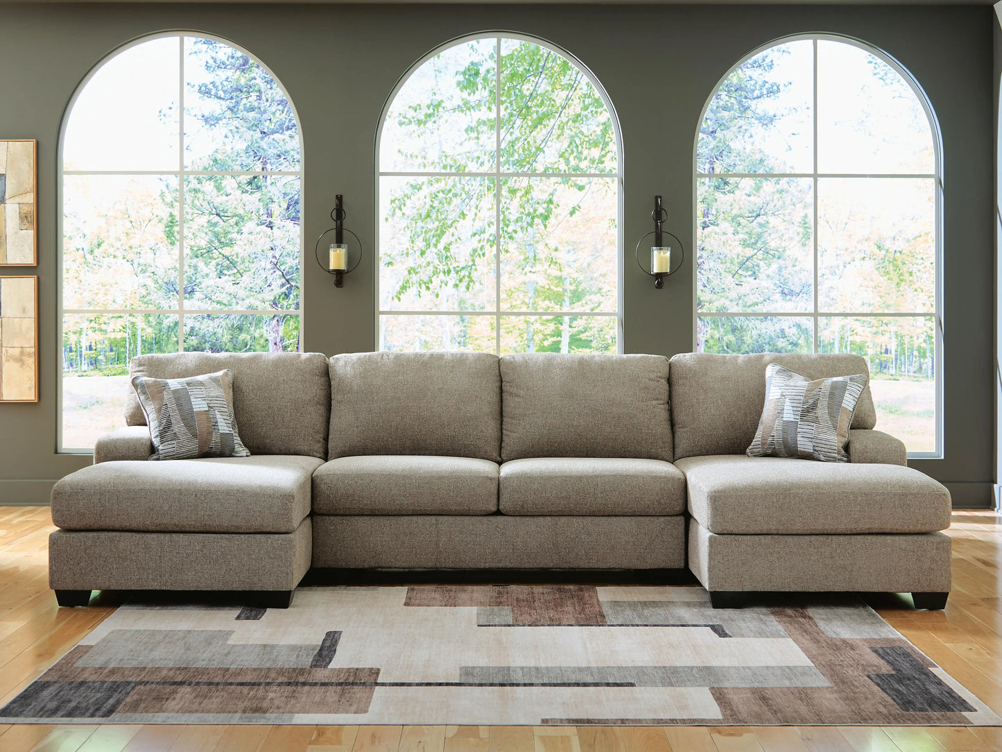 Seyler Lane 3-Piece Sectional with Double Chaise