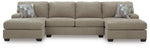 Seyler Lane 3-Piece Sectional with Double Chaise