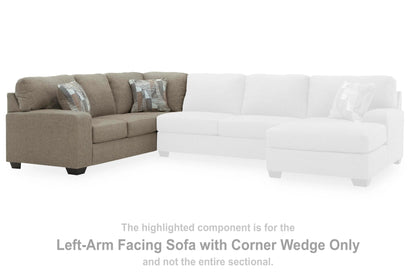 Seyler Lane Left-Arm Facing Sofa with Corner Wedge