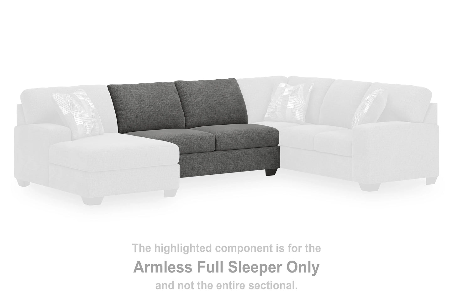 Seyler Lane - Sillón cama completo sin brazos