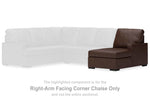 Chaise longue esquinera moderna con brazo derecho