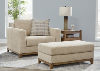 Silla y otomana extragrandes Parklynn