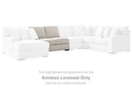 Loveseat sin brazos Larce