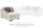 Chaise longue esquinera con brazo izquierdo Koralynn