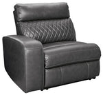 Sillón reclinable eléctrico Samperstone con brazo izquierdo