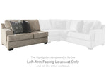 Loveseat Bovarian con brazo izquierdo
