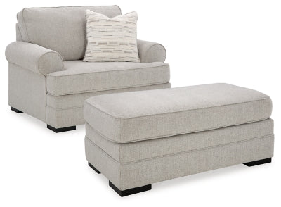 Silla y otomana extragrandes Eastonbridge