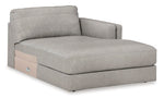 Chaise longue esquinera con brazo derecho Amiata