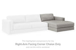Chaise longue esquinera con brazo derecho Amiata