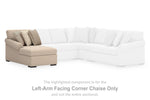 Chaise longue esquinera con brazo izquierdo LadyMae