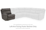 Sillón reclinable eléctrico con brazo izquierdo DuraPella de última generación
