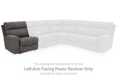 Sillón reclinable eléctrico con brazo izquierdo DuraPella de última generación