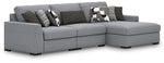 Seccional Bealton de 3 piezas con chaise longue