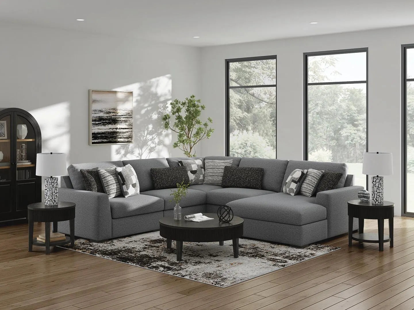 Bealton 5-Piece Sectional with Chaise