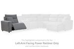 Sillón reclinable eléctrico ModMax II con brazo izquierdo