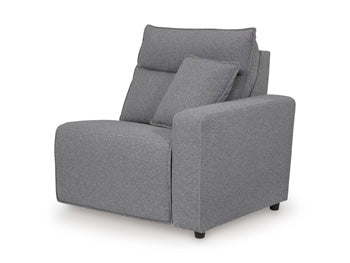 Sillón reclinable eléctrico ModMax II con brazo derecho