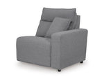 Sillón reclinable eléctrico ModMax II con brazo derecho