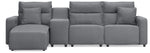 ModMax II 4-Piece Reclining Sectional with Chaise and Console