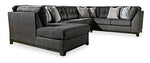 Chaise longue esquinera con brazo izquierdo de Reidshire