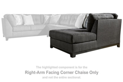 Chaise longue esquinera con brazo derecho de Reidshire