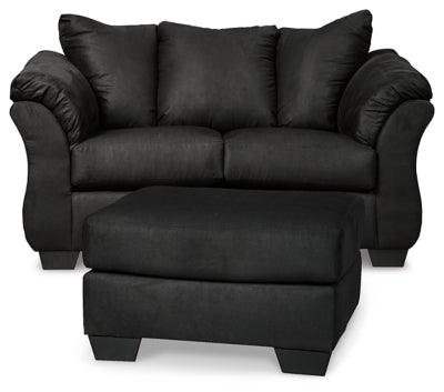 Loveseat y otomana Darcy
