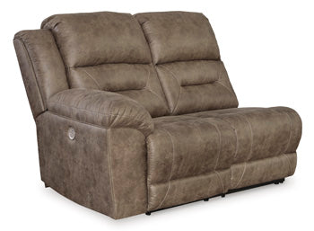 Loveseat reclinable eléctrico con brazo izquierdo Ravenel