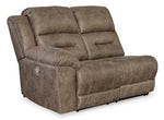 Loveseat reclinable eléctrico con brazo izquierdo Ravenel