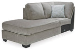Chaise longue esquinera con brazo izquierdo Altari