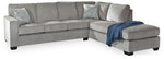 Sofá cama seccional de dos piezas Altari con chaise longue