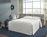 Sofá cama seccional de dos piezas Altari con chaise longue