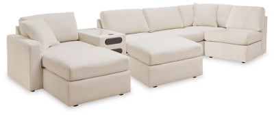 Seccional Modmax de 6 piezas y 2 otomanas