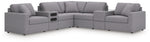 Modmax 7-Piece Balanced Sectional with Audio and Storage Consoles