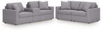 Modmax 3-Piece Sectional Sofa and 2-Piece Sectional Loveseat