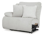 Sillón reclinable eléctrico de nivel superior con brazo izquierdo