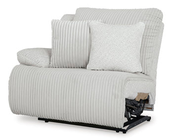 Sillón reclinable eléctrico de nivel superior con brazo izquierdo