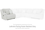 Sillón reclinable eléctrico de nivel superior con brazo izquierdo