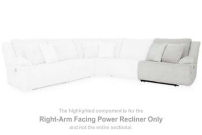 Sillón reclinable eléctrico de nivel superior con brazo derecho