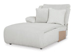 Chaise longue reclinable eléctrica de nivel superior con brazo izquierdo