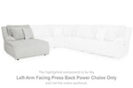 Chaise longue reclinable eléctrica de nivel superior con brazo izquierdo