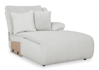 Chaise longue reclinable eléctrica de nivel superior con brazo derecho