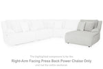 Chaise longue reclinable eléctrica de nivel superior con brazo derecho