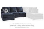 Sofá chaise longue con brazo izquierdo de Albar Place