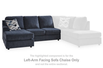 Sofá chaise longue con brazo izquierdo de Albar Place