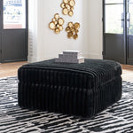 Midnight-Madness Oversized Accent Ottoman