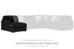 Midnight-Madness Left-Arm Facing Corner Chaise