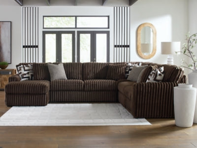 Midnight-Madness 4-Piece Sectional with Chaise