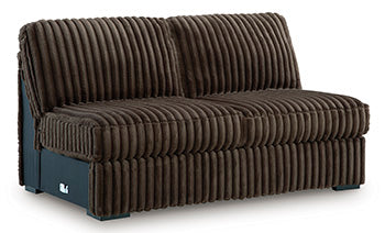 Midnight-Madness Armless Loveseat