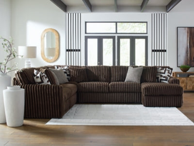 Midnight-Madness 4-Piece Sectional with Chaise