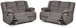 Tulen Set of 2 Reclining Loveseats