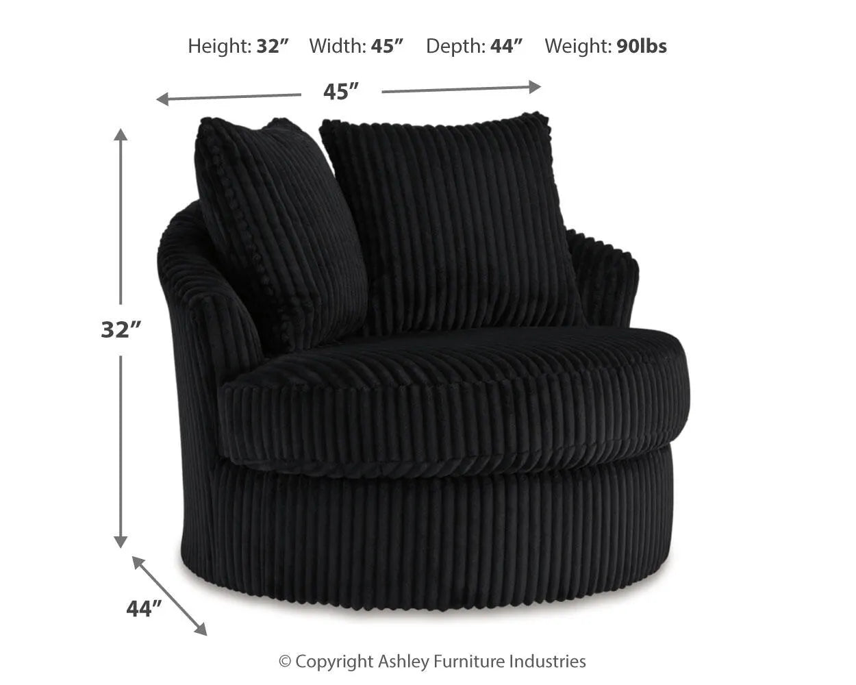 Gramwell Swivel Accent Chair